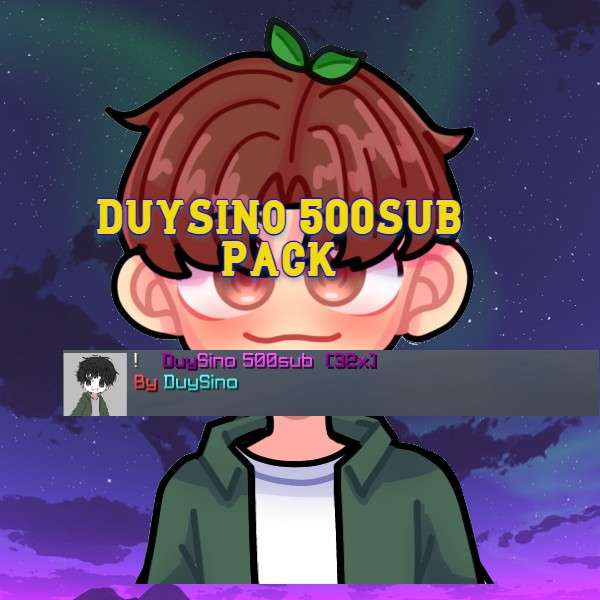 Duy Sino 500 Sub Pack 32x by DuySino & Duy Sino on PvPRP
